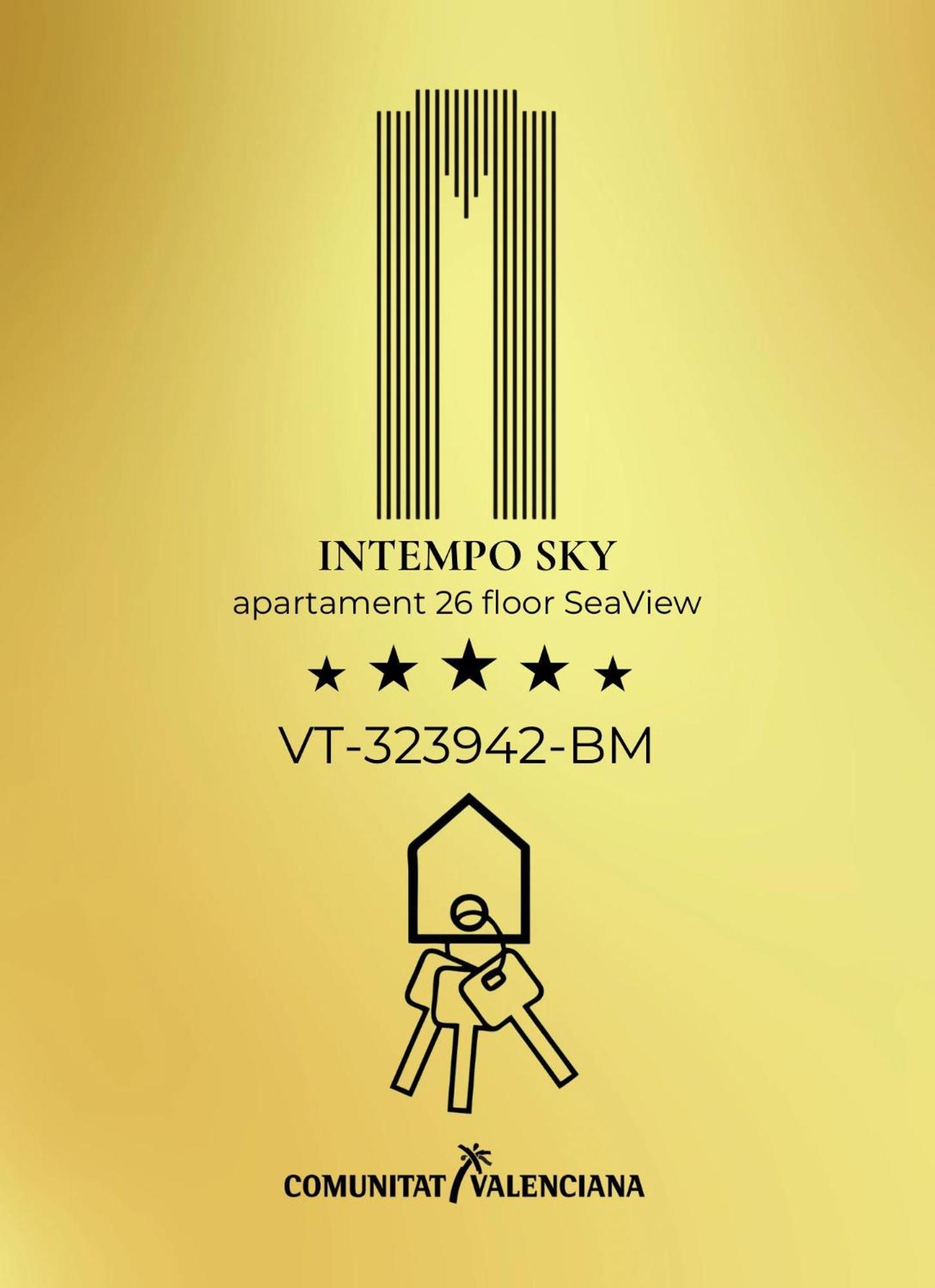 Intempo Sky Luxury Apartment 26 Floor Seaview Benidorm Extérieur photo